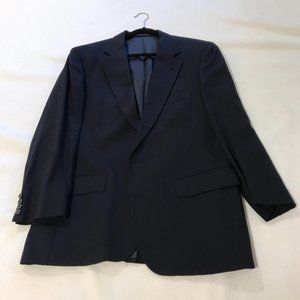 Basic blue wool blazer 40R